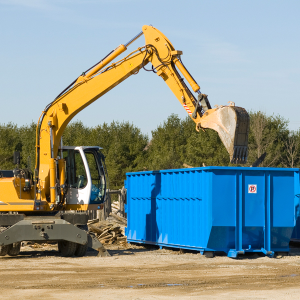 are there any restrictions on where a residential dumpster can be placed in Addison Texas